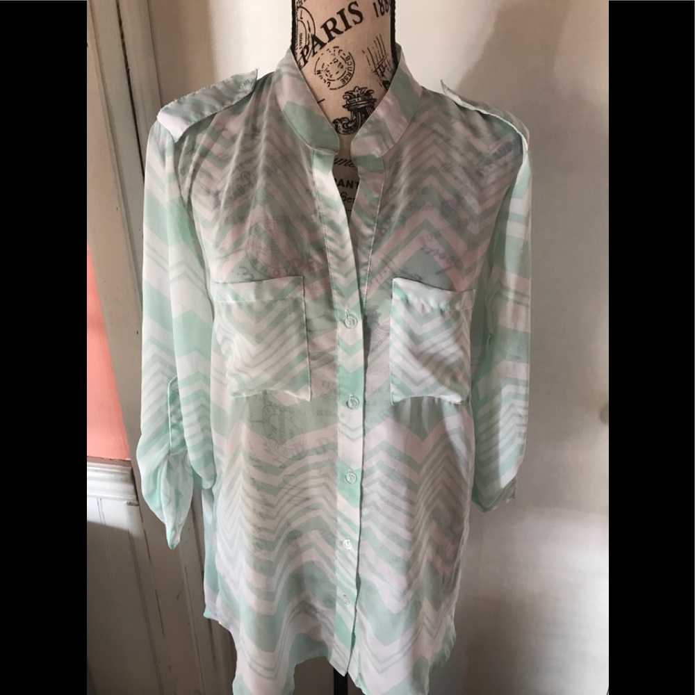 Sheer blouse